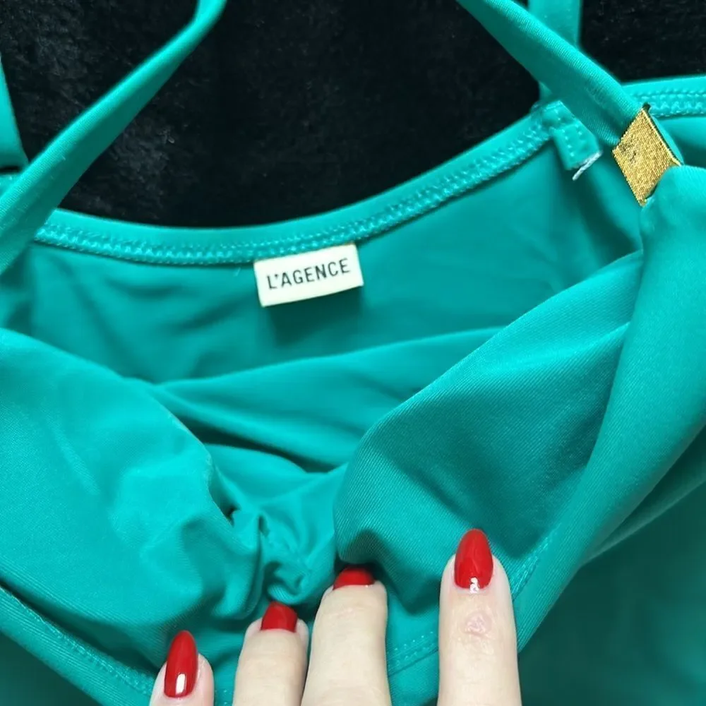 L’AGENCE Remi One-Piece Swimsuit in emerald
